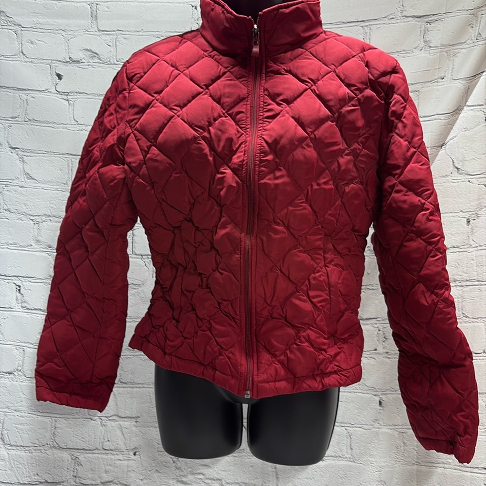 St.John’s Bay red puffer winter jacket - Picture 2 of 9